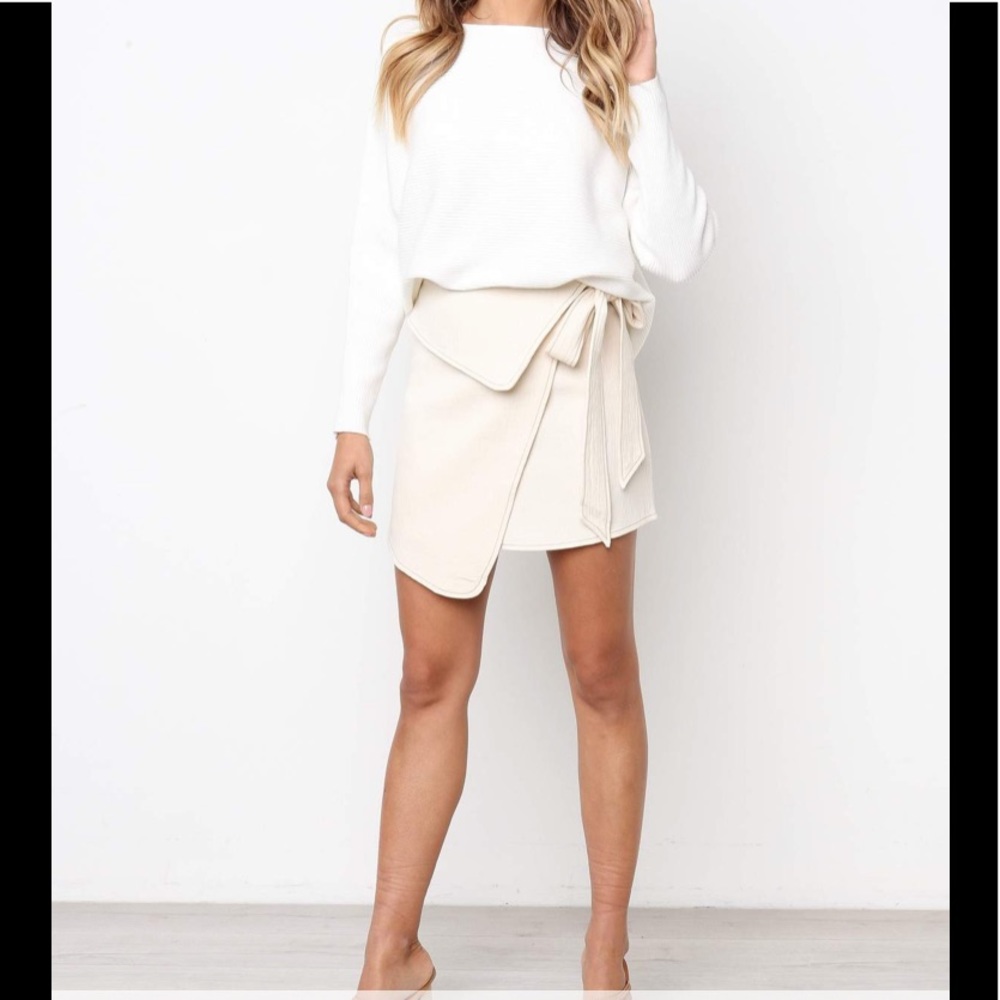Angel Biba Raheem Cream Skirt
